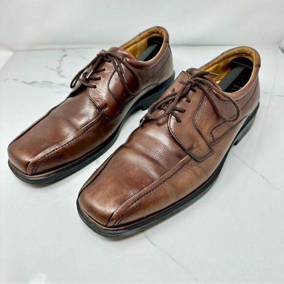 Johnston&Murphy Bicycle Toe Sheepskin Derbys- Size 11.5 - Picture 1 of 13